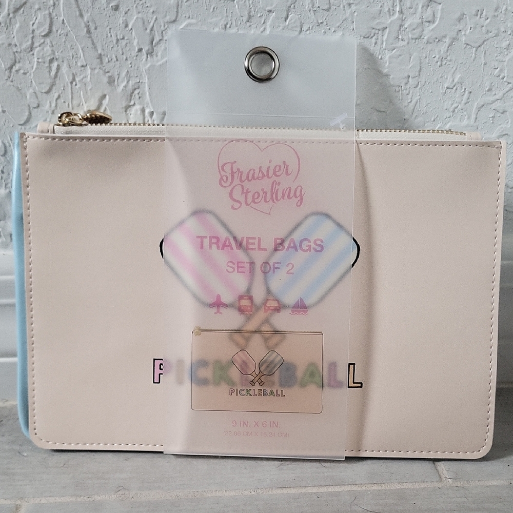 Pickleball Cream Travel Bag Set